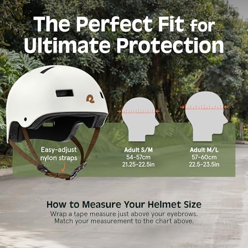 Image of Retrospec Dakota Adult & Youth Bike Helmet - Multi-Sport Protection with ABS Shell, EPS Foam, 10 Vents & Removable Washable Padding for BMX, Skating, and Scooter