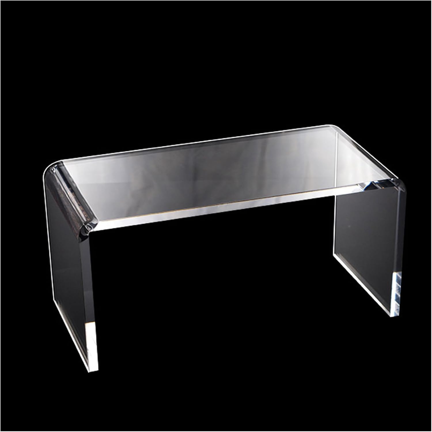 Acrylic Riser Display Stand for Desktop, Clear Transparent Shelf for Retail Counter, Dessert Presentation, Figurine Collection and Home Storage,40*20*20cm