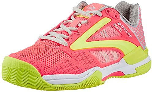 Dunlop D PFW Extreme Padel Womens Size UK5 /EU38, Tennis Shoe Mujer, Coral-Fluor, 38 EU
