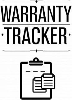 Ultimate Warranty Tracker: 120 Pages to keep all your Home Appliances, Electronics, and Personal Assets in one handy journal