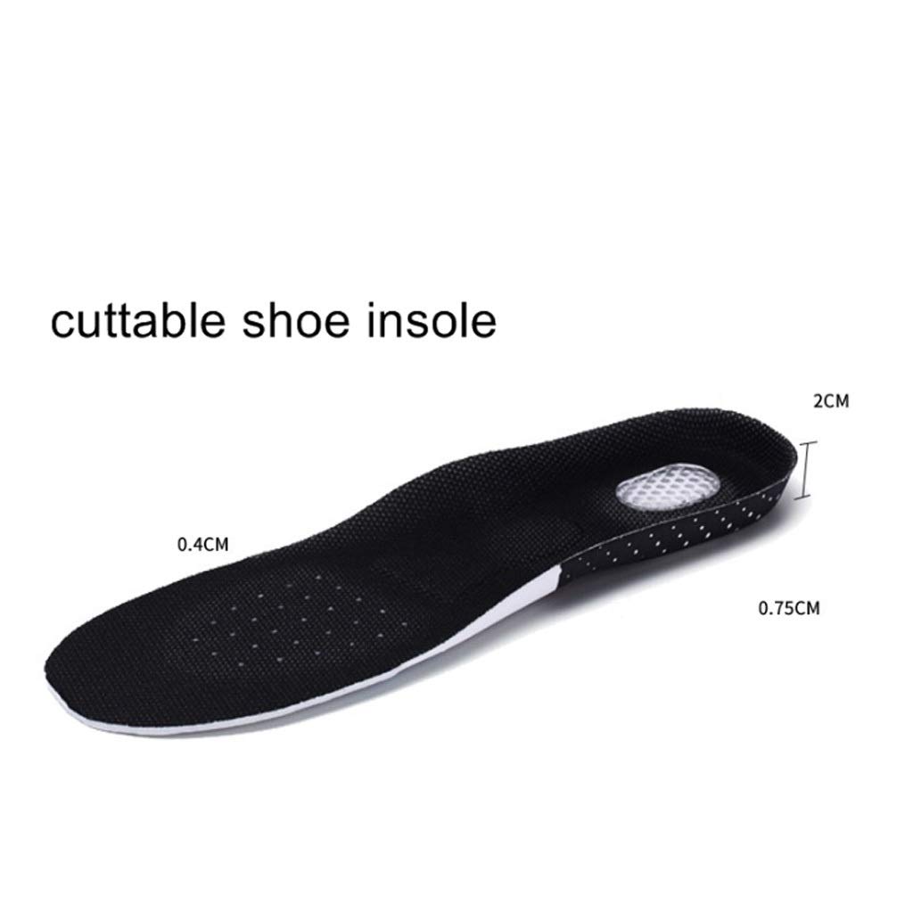 Tailorable Silicone Insoles, Men's Orthopedic Arch Support Sports Insoles, Soft Running Pads