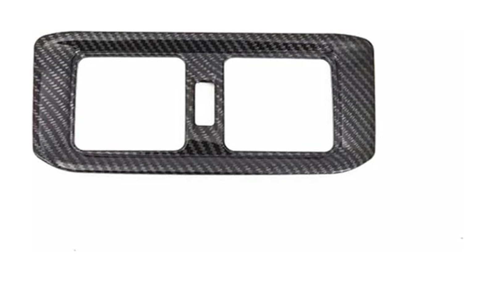 Rorll Carbon Fiber Warm Air Outlet For Toyota Rav4 Rav 4 Xa50 Hybrid 2019 2020 2021 2022 2023 2024 Car Rear Air Conditioning Vent Outlet Cover Trim(Carbon Fiber)
