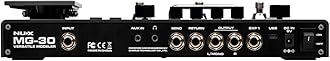 NUX MG-30 Guitar Multi-Effects Pedal Guitar/Bass/Acoustic Amp Modeling Processor, IR Loader, White-Box Algorithm, EFX Routing, 4'' Color LCD, NMP-2 Footswitch Included