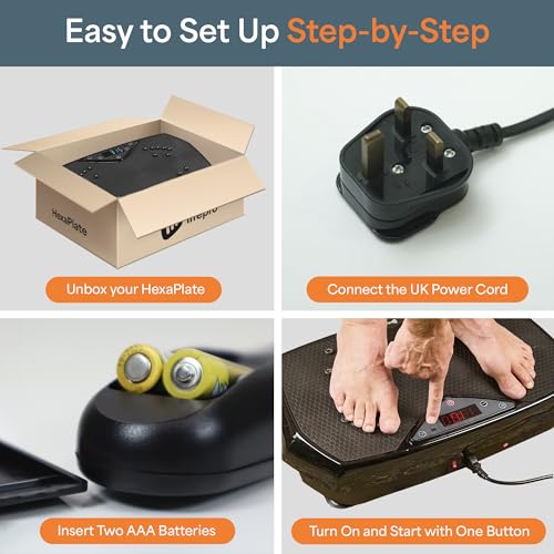 LifePro Hexaplate Acupressure Vibration Plate Exercise Machine, Lymphatic Drainage Fitness Platform for Home, Helps Burn Calories and Relieve Back & Joint Pain - Image 6