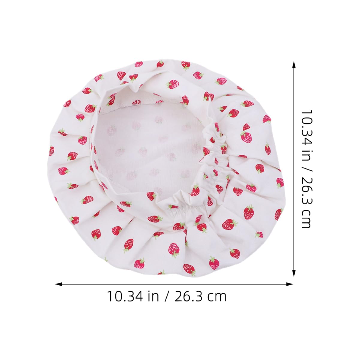 FRCOLOR 2Pcs Chef Hat Comfortable Cosplay Chef Cap for Cooking Fun Thick Material for Playtime and Kitchen Activities Strawberry Design