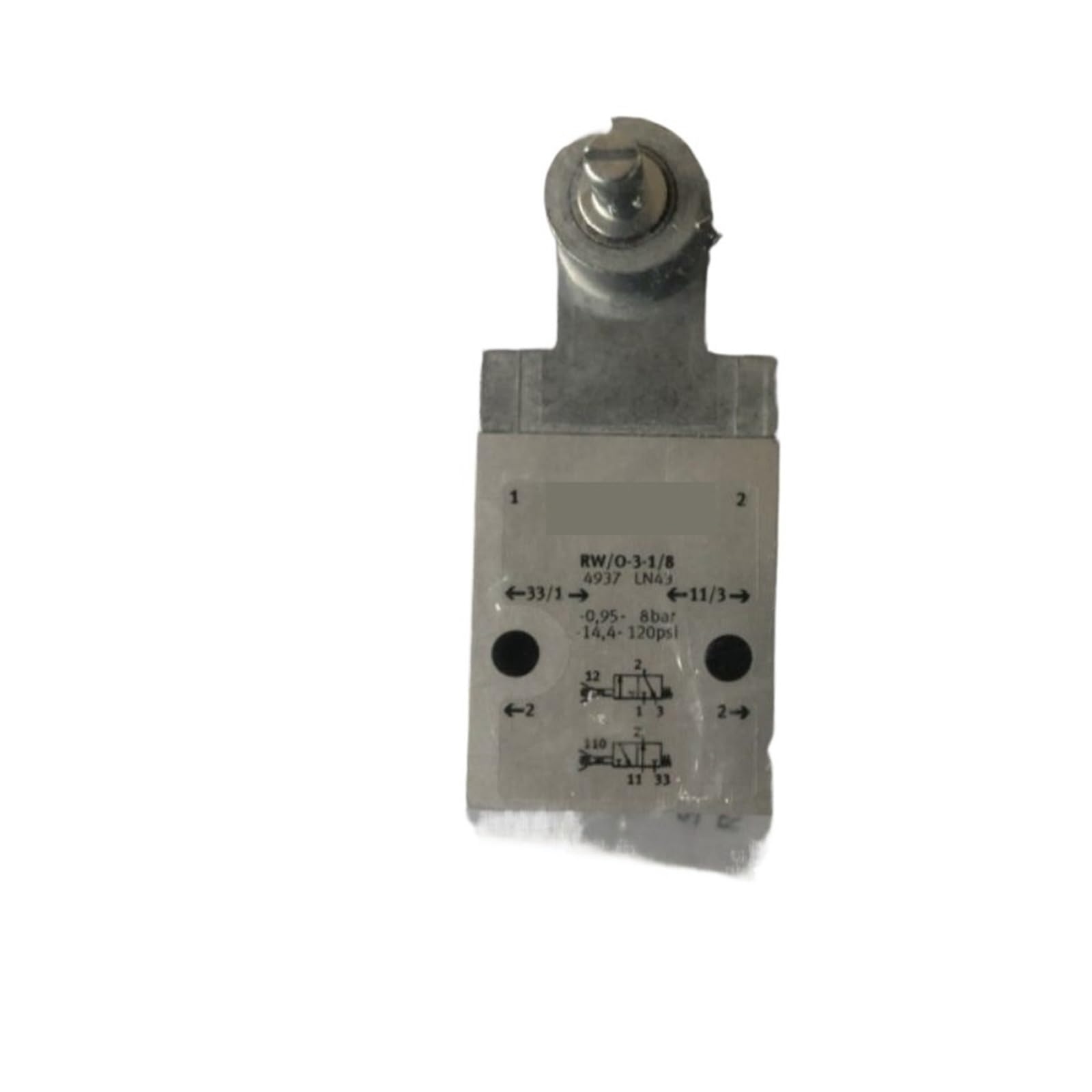 Vanne à Levier pivotant RW/O-3-1/8 4937 mécanique pour circuit pneumatique