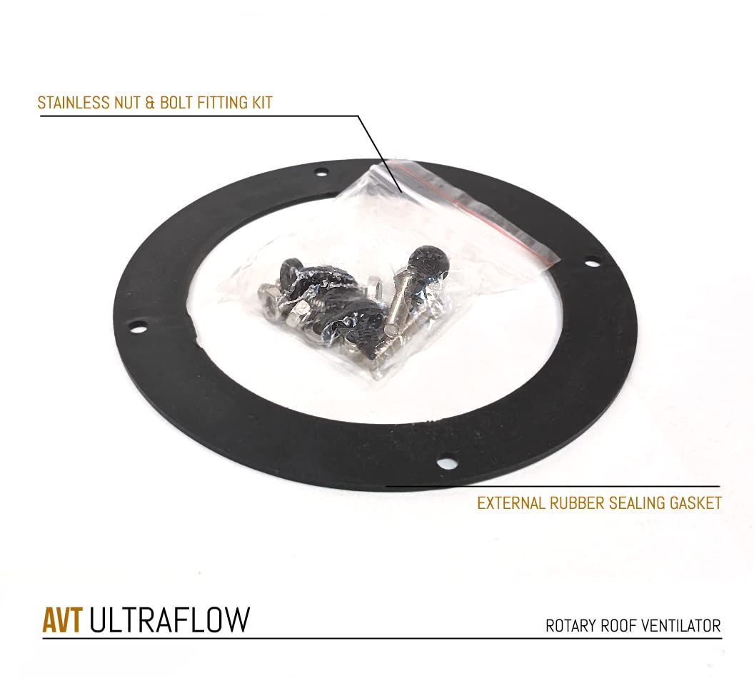 LOW PROFILE BLACK VAN ROOF AIR DUCT VENT VENTILATOR HORSEBOX CARAVAN