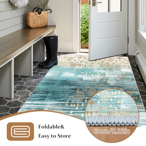 Alfombras de área texturizadas de 70 x 280 cm para dormitorio 4