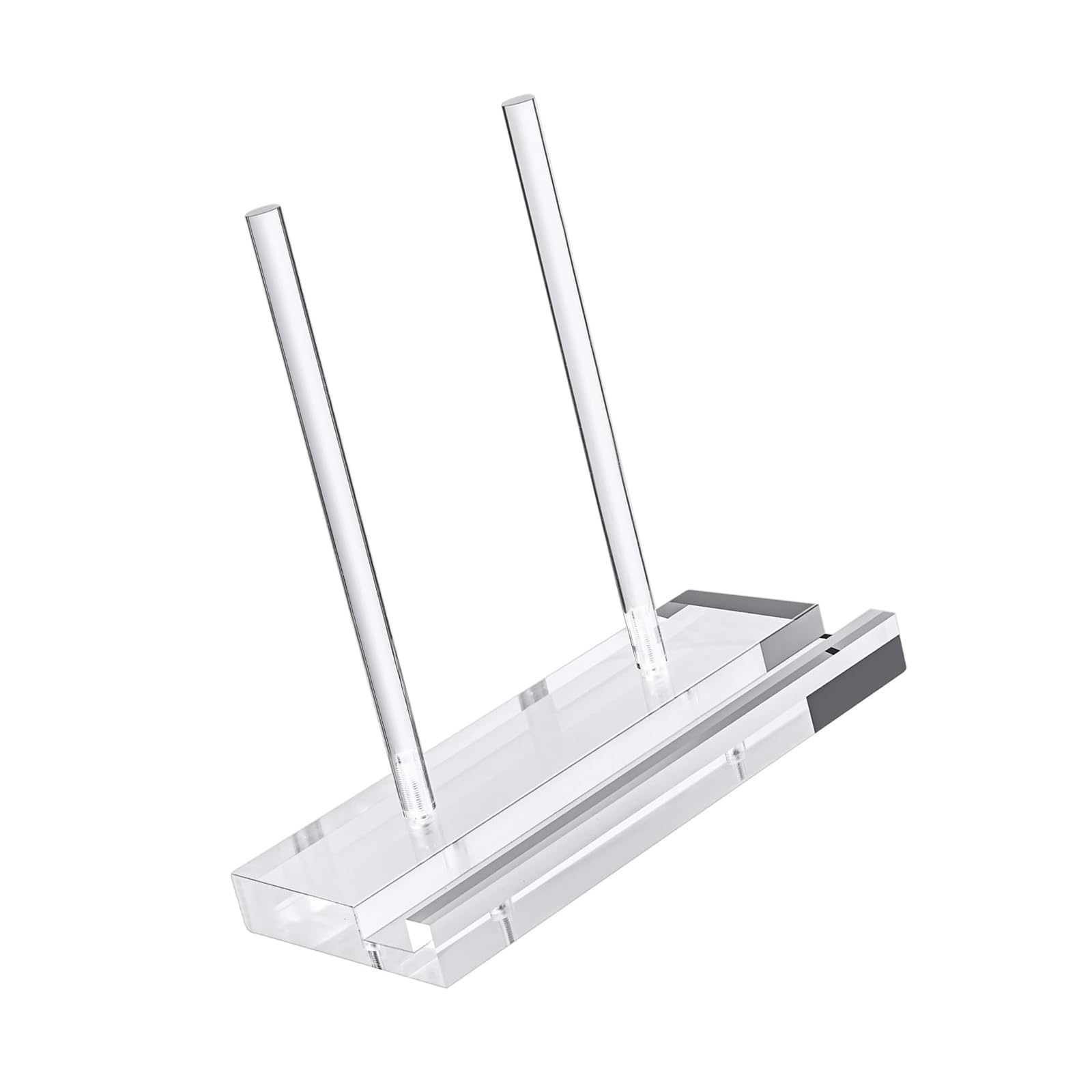 Tsophreniq Clear Acrylic Book Display Stand Tabletop Display Holder Decorative Plate Stand for Brochure Plates Picture Artwork Acrylic Book Rest