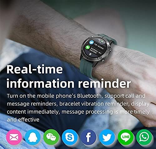 T11 Smart Watch displaying real-time notifications on a user's wrist