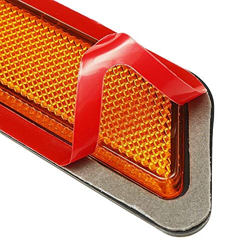 Image of Bumper Crystal Smoke Reflector Side Marker Lights 2011-2015 For BMW F30 F31 3-Series Base Model (Amber)