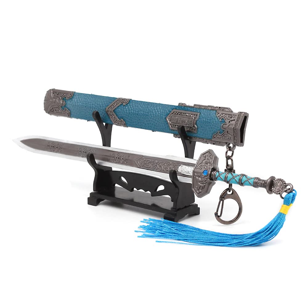 NARAKA: BLADEPOINT Metal Longsword Fang of Nabi Game Collection Action Figures Toys Sword Party Supplies Desk Decoration Backpack Pendant Gift (Fang of Nabi)