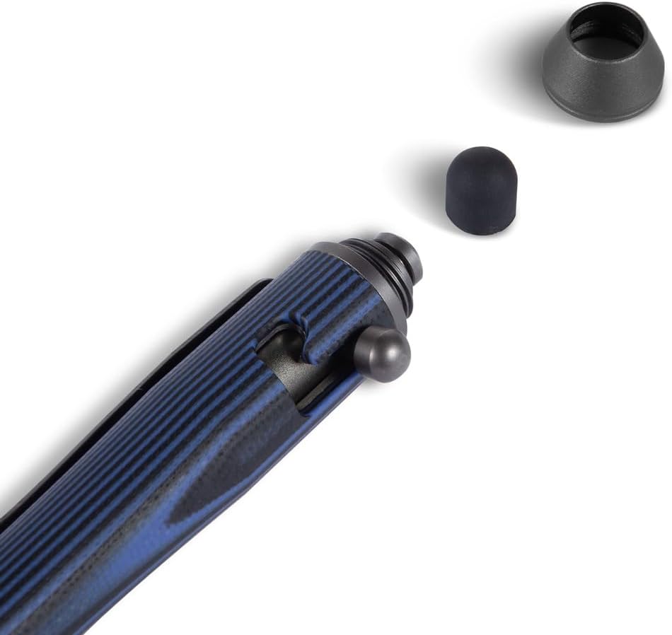 Cool Hand 5.7'' Bolt Action Pens, EDC Ballpoint Ink Refillable, Stylus for Touch Screen, G10 Body w/Pocket Clip, Ergonomic Grip, with a Free Refill, 5374-N