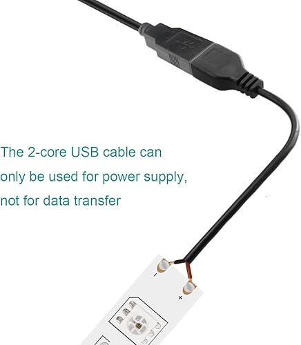 Miniatura 6 de Cable micro USB macho hembra a 2 extremos de cable abiertos, conector USB 2.0 a 2 cables, cable de extensión de cable de alimentación, conector de