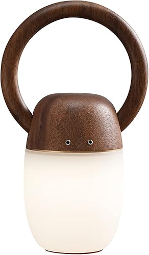 JLBMXY&LS Lámpara de noche de madera con control táctil, lámpara de mesa de noche regulable con lámpara de escritorio USB C para dormitorio, sala de