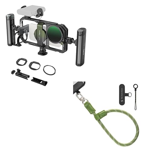 Bundle: SmallRig x Brandon Li All-in-One Mobile Video Kit 4596+SMALLRIG Adjustable Phone Wrist Strap 5303