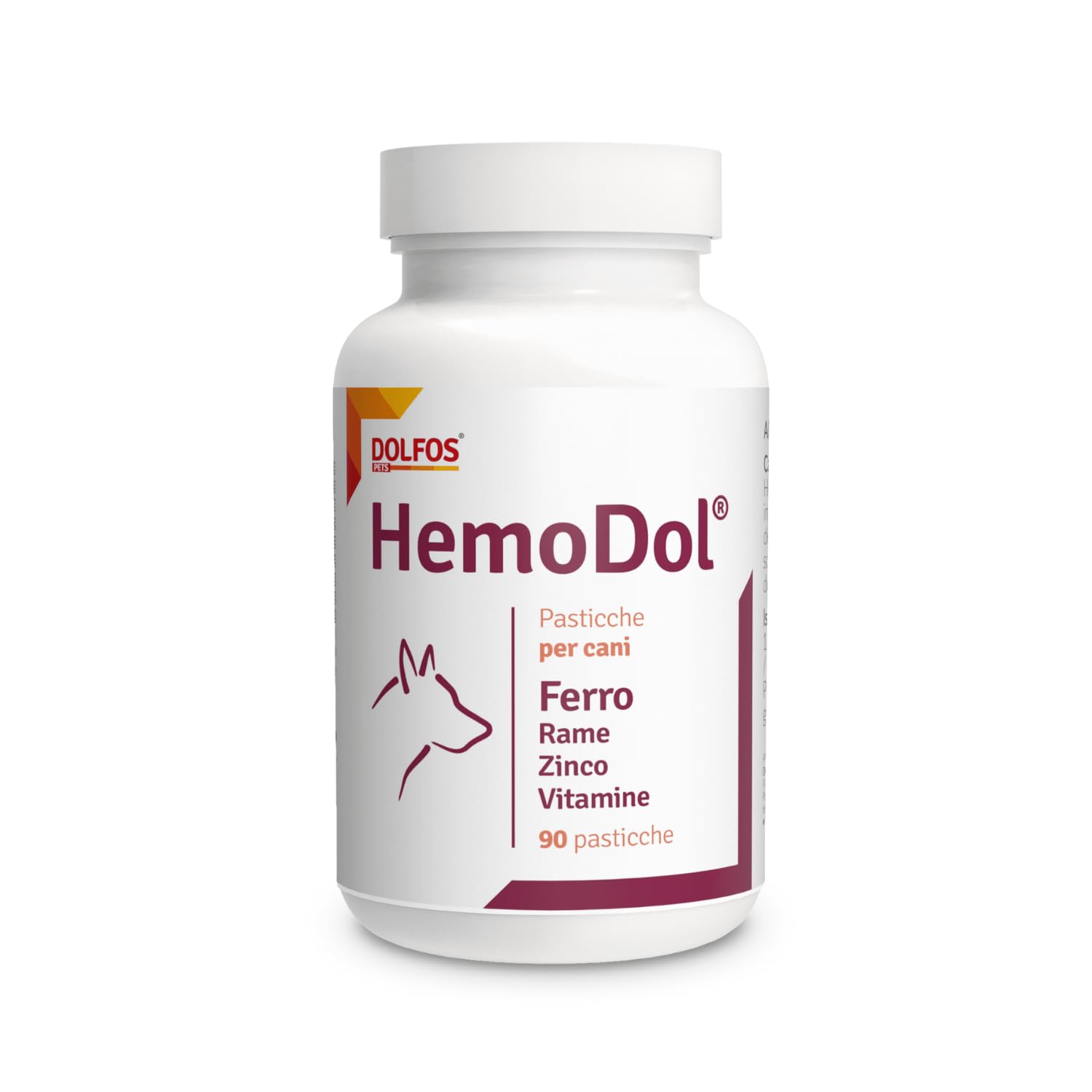Dolfos - HemoDol Hunde Katzen Anemia Eisenmangel 90 Stück