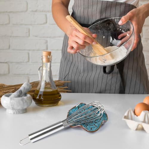 Image of Spoon Rest for Stove Top, 5.3 Inch Ceramic Spoon Holder for Kitchen Counter