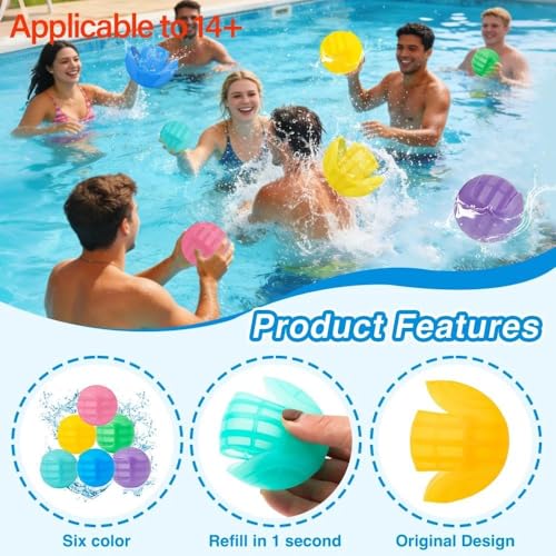 Bolas Reutilizables para Ejercicio en Agua 14+ miniatura 2
