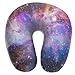 Cuscino di sostegno del collo della schiuma di memoria, cuscino leggero di viaggio della nebulosa dello spazio della galassia per il pisolino della scuola e dell'ufficio