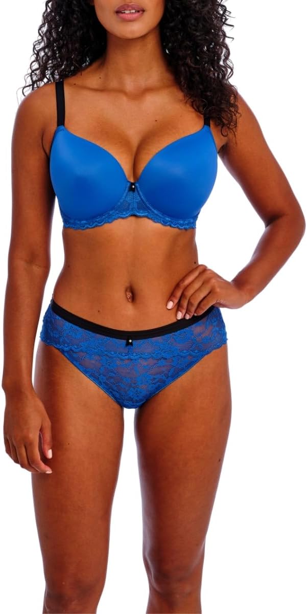 Freya Womens Offbeat Underwire Demi Plunge Molded T-Shirt Bra - Image 3