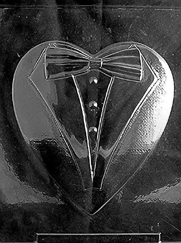 Large heart chocolate candy mold- 6 set of mold