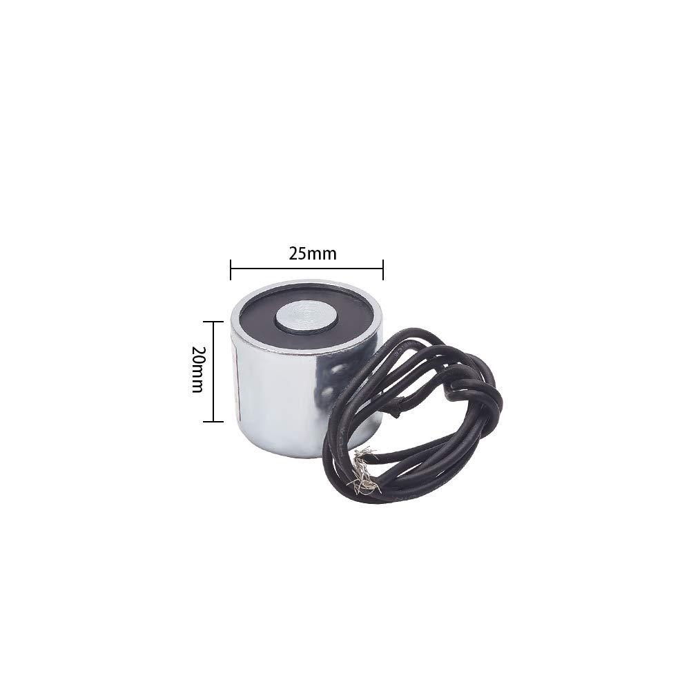 sourcing map Elektrischer Hebemagnet Elektromagnet Solenoid Halten 12V DC | 800N, 1,15LB/523g sourcing map Elektrischer Hebemagnet Elektromagnet Solenoid Halten 12V DC | 800N, 1,15LB/523g