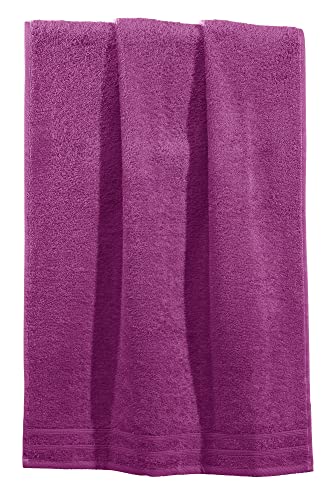 Erwin Müller Handtuch Heidelberg 100% Baumwolle Fuchsia Größe 50x80 cm - saugstark, gut trocknend, kompakt, leichte Qualität - ideal für Sport, Strand, Reisen (weitere Farben)