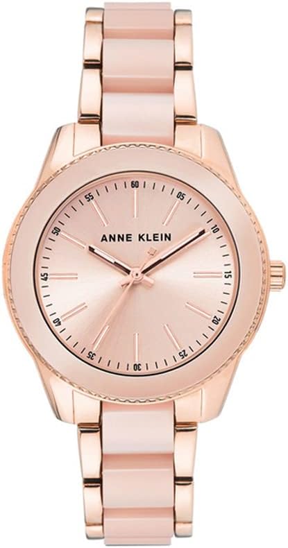 Womens Pink Metal/Resin Analogue Watch - AK3214LPRG (Not assigned,Not Assigned)