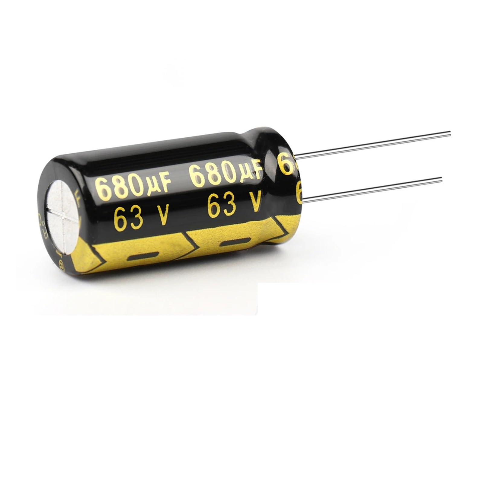 10Pcs 680UF Aluminum Electrolytic Capacitor Kit 63V680UF 13x25 High Frequency Low Capacitors Assortment Box Kits BIANMTSW