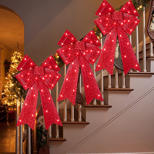 Lazos de Navidad con luz LED que solucionan el apagado manual 7