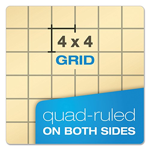 Ampad Computation Book, 4x4 Quad Ruled, 76 Sheets, 11-3/4" x 9-1/4" by Ampad - Image 2