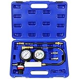 JoyFans Cylinder Leak Down Tester Kit, Tu-21 Small Engine Combustion Leakdown Detector with Compress