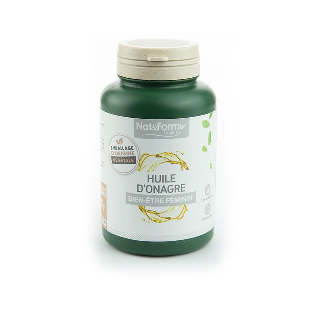 Nat&Form Huile D'onagre Bien-Être Féminin 200 Capsules