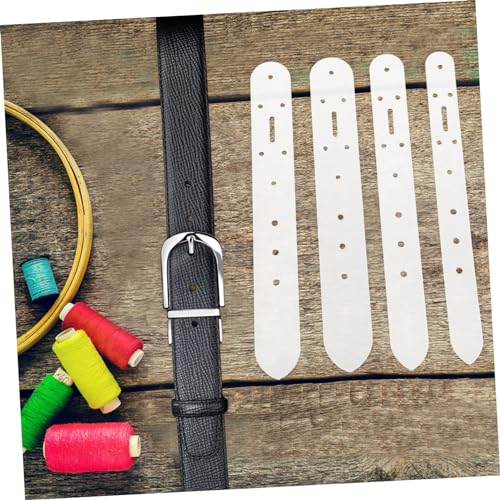 Tofficu 4 Pcs Placa De Posicionamento De Perfuração De Correia Modelo De Perfuração De Cinto Ferrame