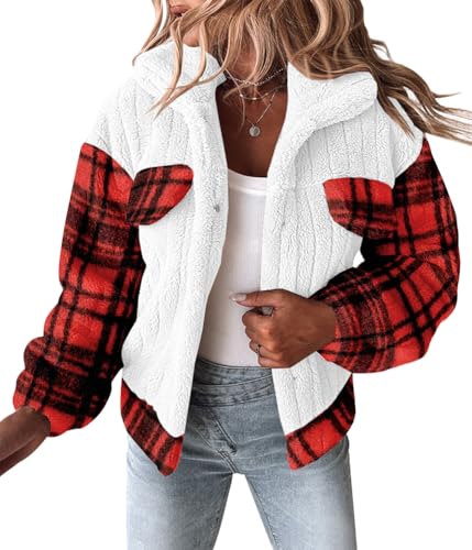 Manteau peluche femme Onsoyours, coupe élégante et finitions soignées pour l'hiver