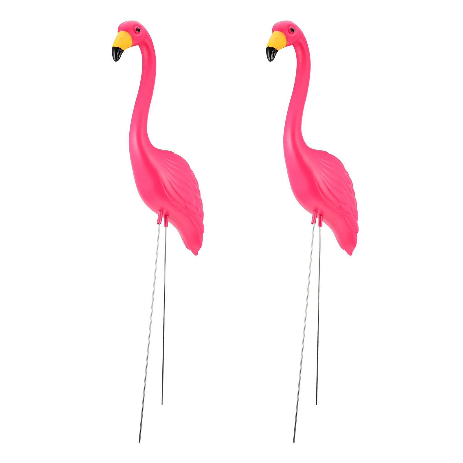 Piquets de jardin flamant rose pour décoration extérieure de patio et parterre