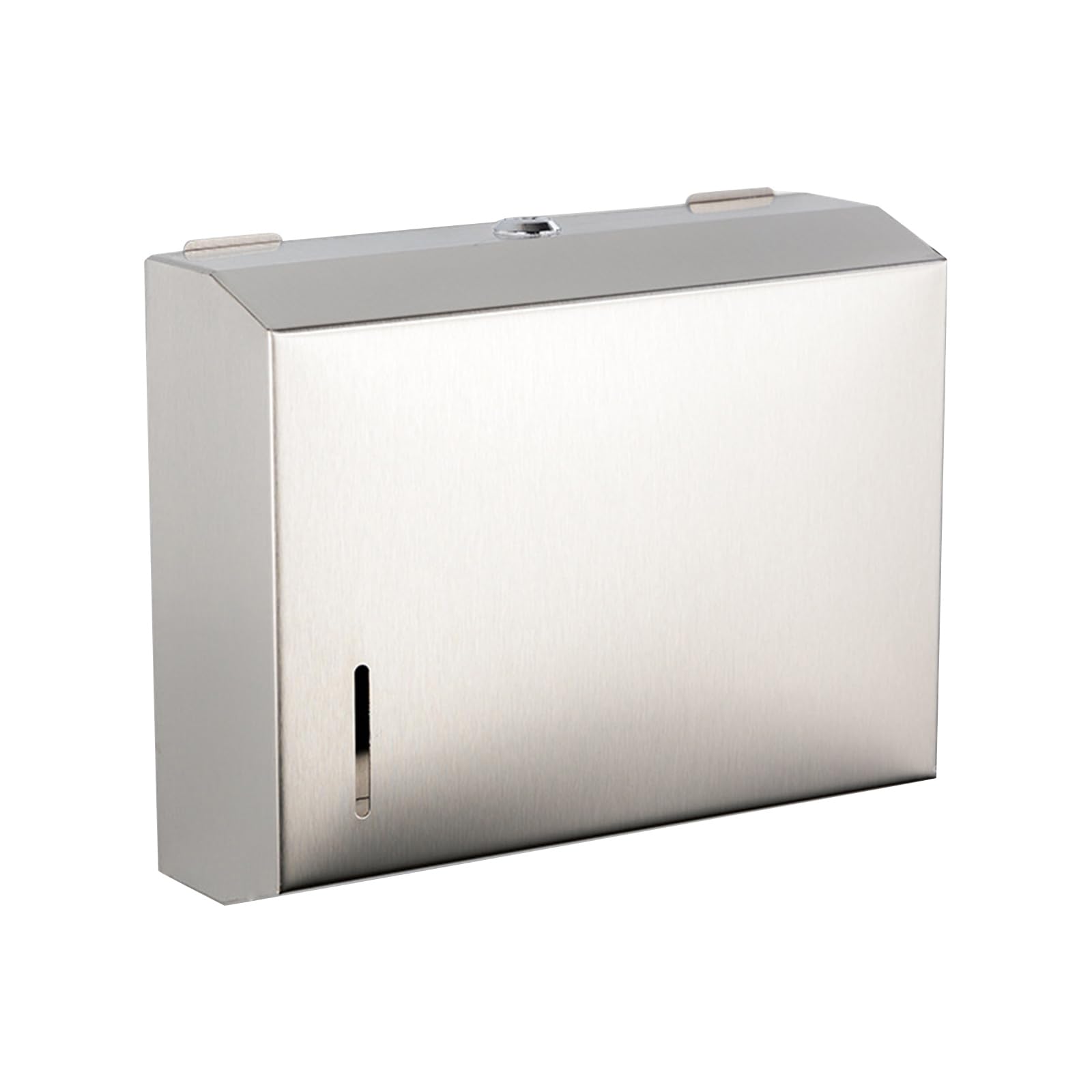 Buxuaaaa Wall Mounted Rustless Square Tissue Distributor Permanent Plan for Offices Schools Hospitals Public Bathrooms Wall Mounted Toilet Tissue Holder