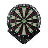 Elektronische Dartscheibe, elektronisches Sicherheitsdart-Set, LCD-Display, elektrische Dartscheibe mit Digitalanzeige, 6 weiche Dartpfeile für Sportpartys im Innen- und Außenbereich