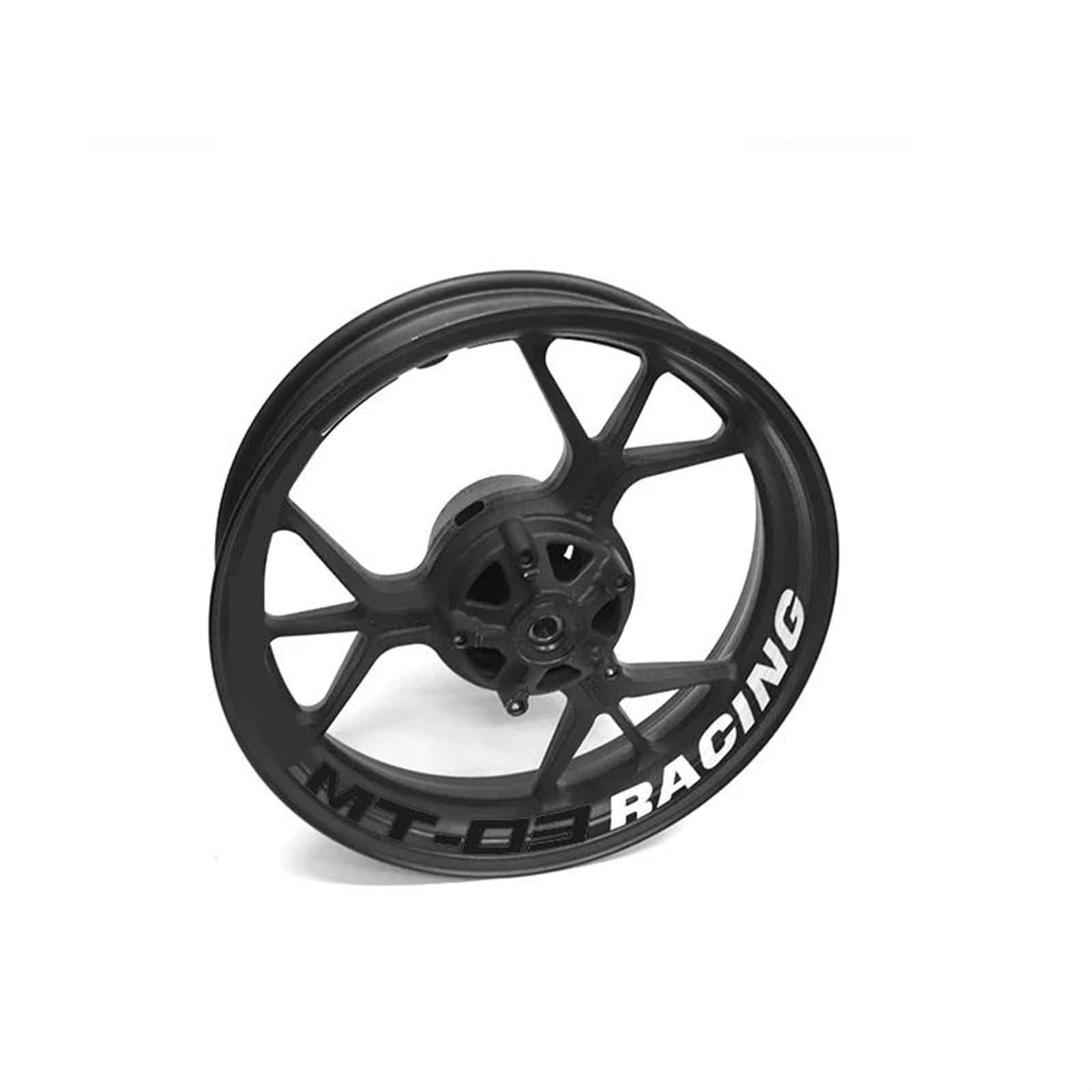 Stickers Motorcycle Accessories Wheel Stickers Reflective Rim Motorbike Waterproof Decals for Yamaha MT-03 MT03 MT 03(Style 15)