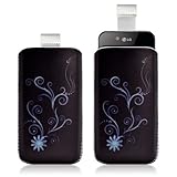 Housse coque étui pochette pour LG Optimus Black P970 avec motif