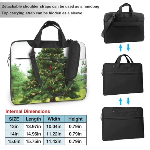 Bolsa para portátil Garlad Pine Tree 13 pulgadas miniatura 4