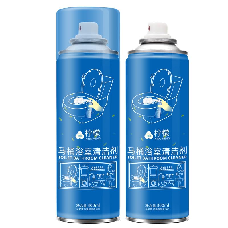 BOHESI Foaming Toilet Bathroom Cleaner,Bath Degreaser for Stains,Grime,and Oil - Multi-Surface Cleaning,For Use On Toilet,Bath, Shower,Sink,Glass-300ml