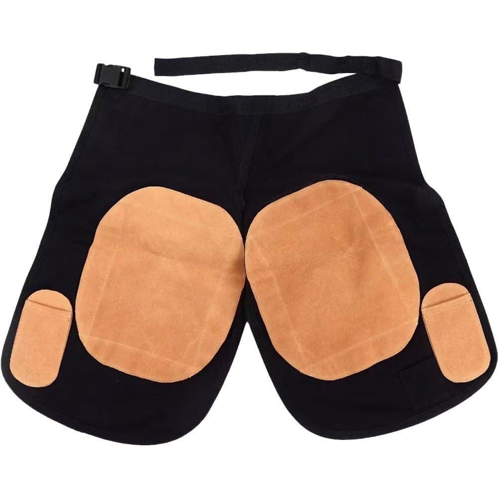 Grembiule Maniscalco Grembiule Maniscalco Gambali in Tela Pu Pelle Comodo Grembiule Riparazione con Tasche Grembiule Scuderia per