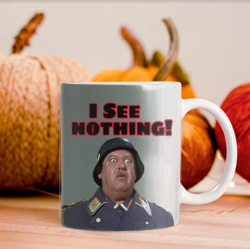 Hogan's Heroes I See Nothing Mug