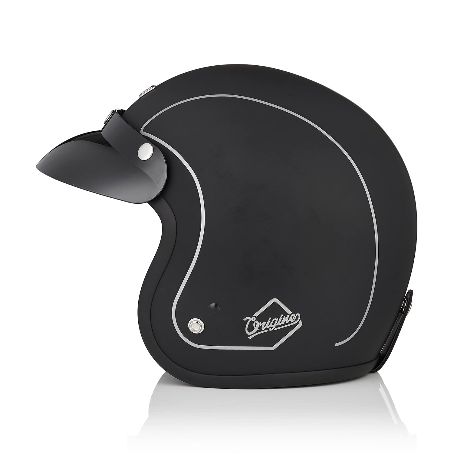 ORIGINE Open Face kask motocyklowy typu jet, z wizjerem przeciwsłonecznym, kask na skuter, dopuszczony ECE 22.06