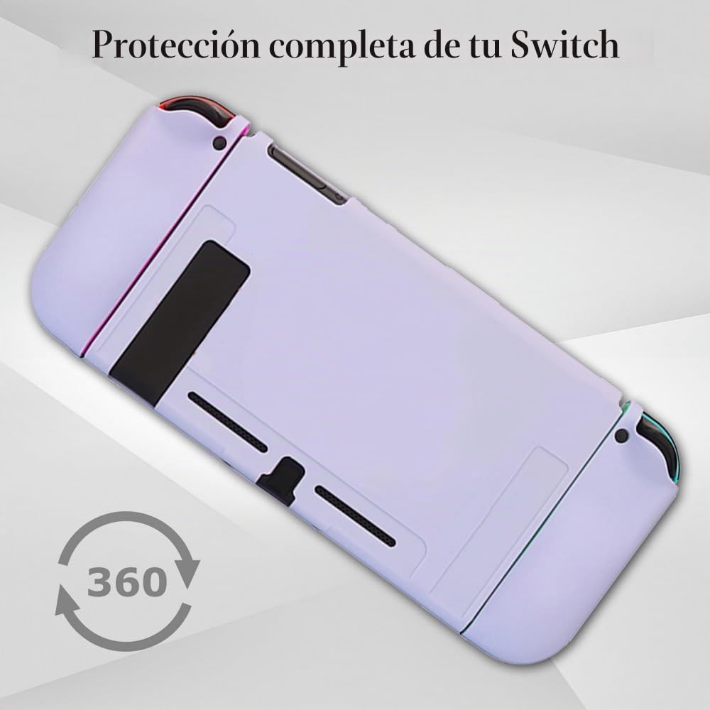 PERFECTSIGHT Bonita funda protectora para Nintendo Switch, Kawaii suave TPU delgada, carcasa rígida de dibujos animados para consola NS y controladores Joy Con, absorción de golpes, antiarañazos