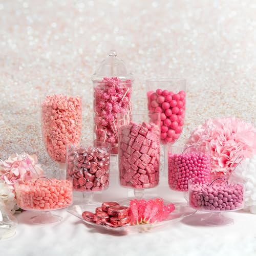 14 lbs+ Premium Pink Candy Buffet for Parties - Feeds 24-36 People