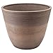 Arcadia Garden Products FM35TP FM40TP Etched Pot 16x13-Taupe, 16