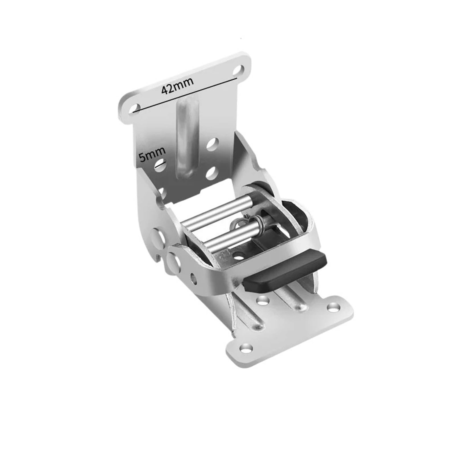 Rugaikerba Siliver Table Leg Folding Hinges, 90 & 180 Degree Self-Locking